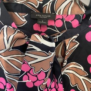 Print ann taylor work top